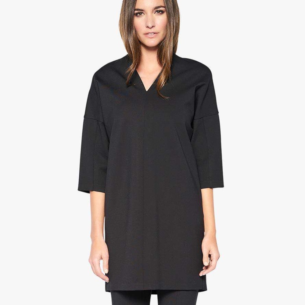 Stella Carasaki black gallery tunic with pockets